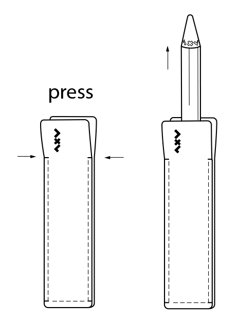 beta, leather pen small (OSTER Promotion -20%, you save € 4.99)